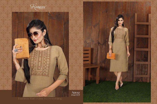 Navya By Kanasu 101-108 Designer Kurtis Catalog